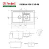 Мийка кухонна гранітна Perfelli PIERRA PGP 536-78 WHITE - зображення 5